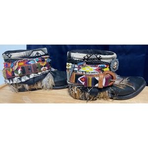 Beautiful handmade boho boots!